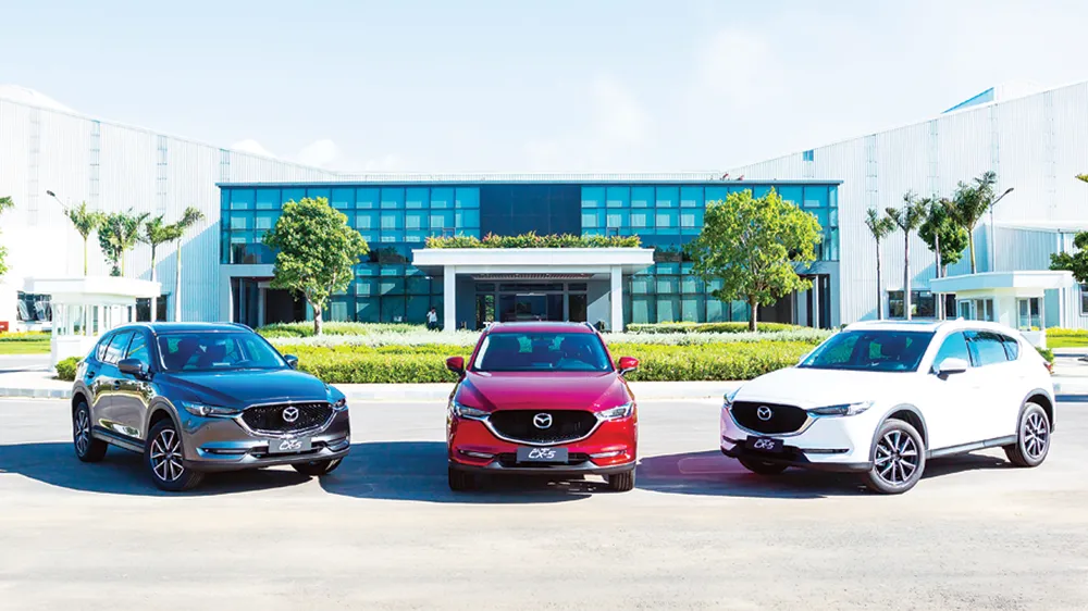 Thaco công bố giá bán xe Mazda màu sơn cao cấp mới
