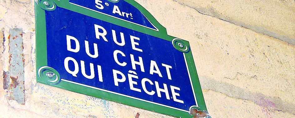Lịch sử Paris qua biển đường, tên phố