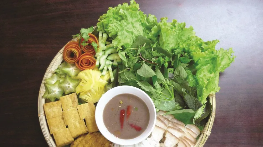 Phong cách bún đậu 