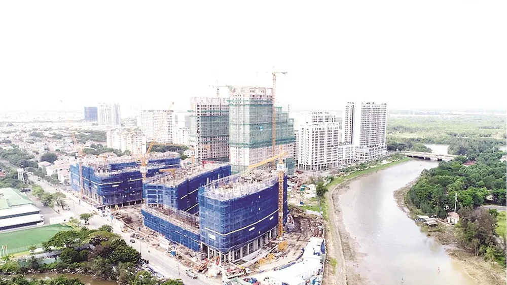 Công trình The Peak Midtown - Phú Mỹ Hưng do Hòa Bình làm tổng thầu