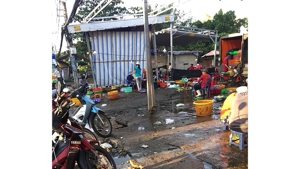Ngán ngẩm vì chợ tự phát