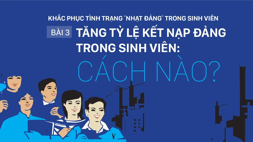 Khắc phục tình trạng “nhạt Đảng” trong sinh viên - Bài 3: Tăng tỷ lệ kết nạp Đảng trong sinh viên