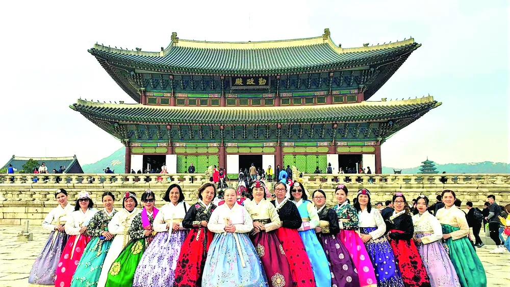 Đoàn khách TST tourist trải nghiệm văn hóa Hàn Quốc
