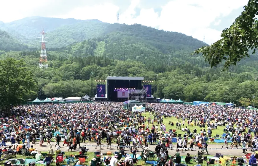 Quang cảnh tại Fuji Rock Festival năm 2019