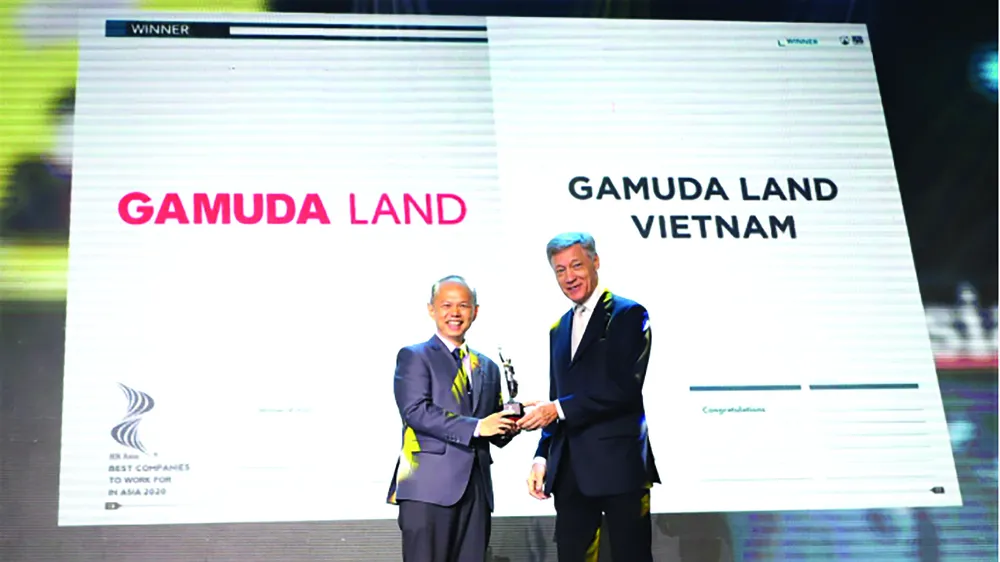 Gamuda Land Việt Nam vào tốp “Nơi làm việc tốt nhất châu Á 2020”