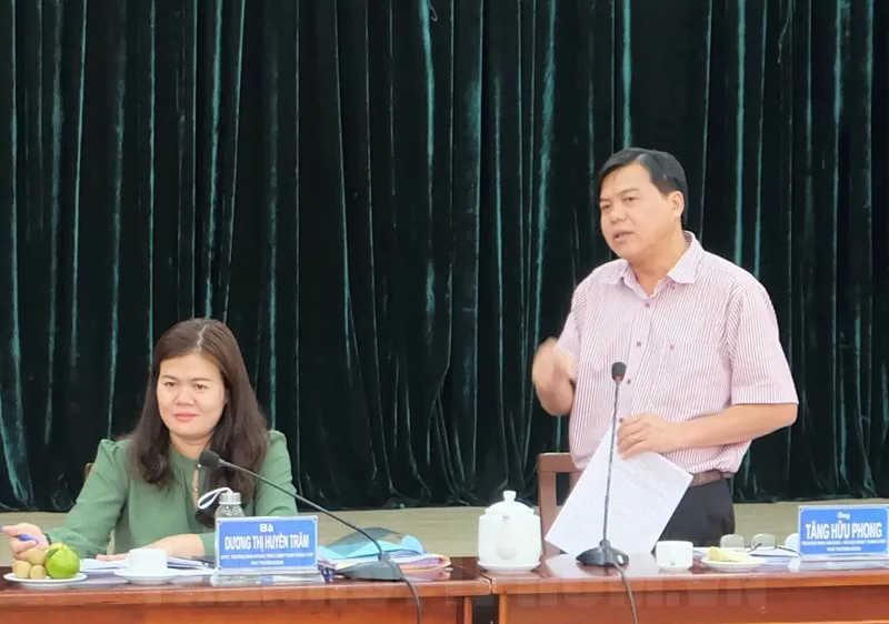 Trưởng Ban Văn hóa - Xã hội HĐND TPHCM Tăng Hữu Phong phát biểu kết luận buổi giám sát. Ảnh: https://hcmcpv.org.vn