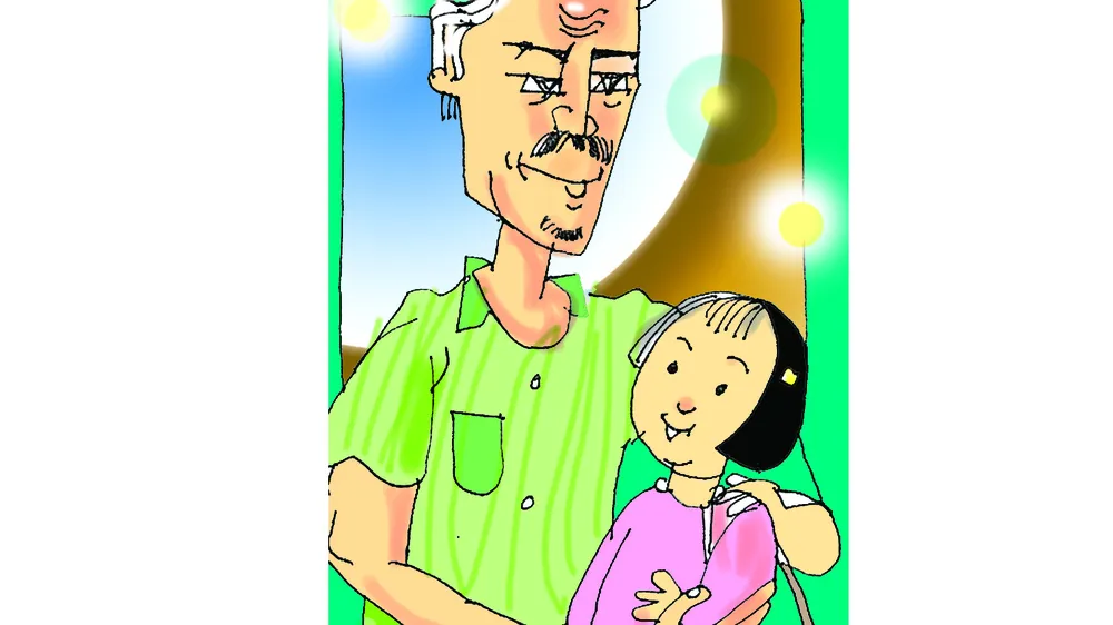 Cha già, con mọn