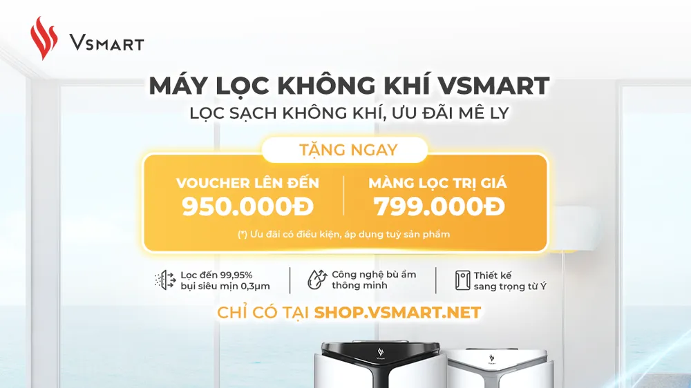 Sản phẩm Máy Lọc Không Khí Vsmart lần đầu ra mắt thị trường