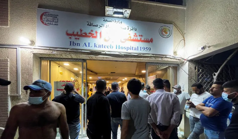 Hỏa hoạn nghiêm trọng tại bệnh viện ở thủ đô Iraq, ít nhất 27 người thiệt mạng