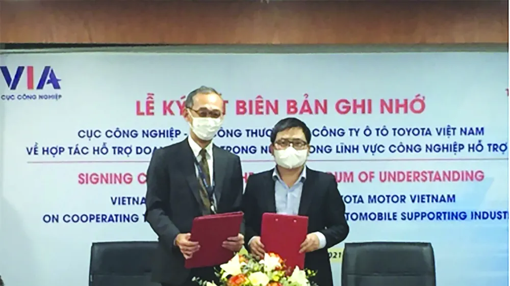Toyota Việt Nam tham gia Dự án Hợp tác hỗ trợ doanh nghiệp trong nước trong lĩnh vực công nghiệp hỗ trợ