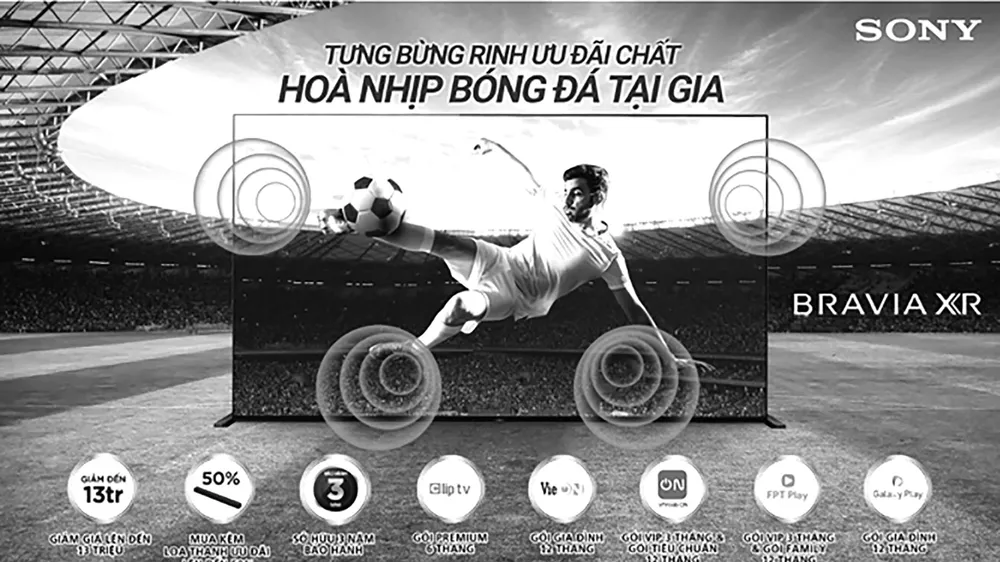 Sony Việt Nam khuyến mãi hấp dẫn chào đón UEFA EURO 2021