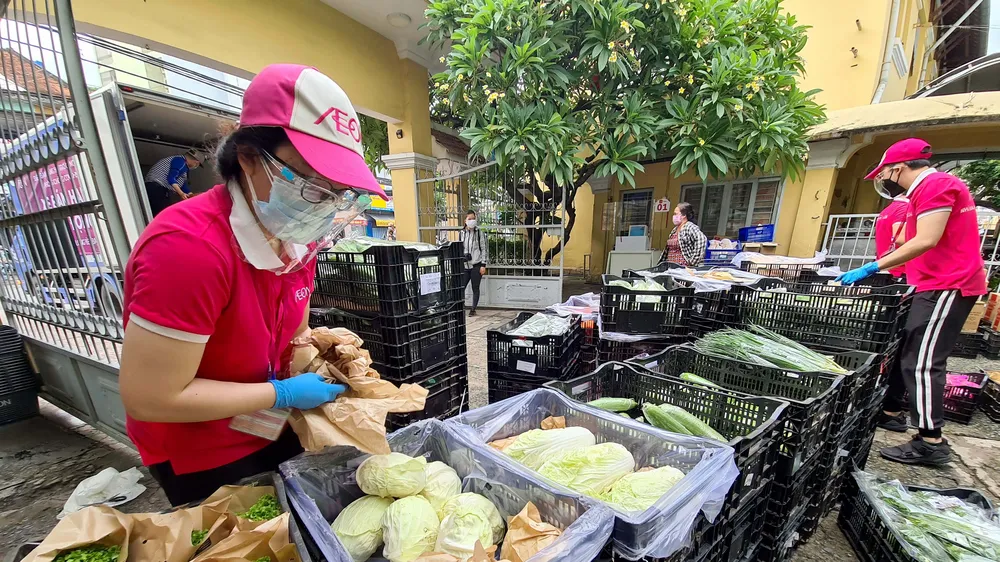 TPHCM: Triển khai 75 điểm bán hàng lưu động với 84 lượt xe