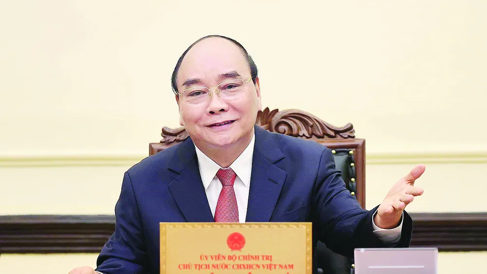 Chủ tịch nước Nguyễn Xuân Phúc điện đàm với Tổng thống Indonesia Joko Widodo