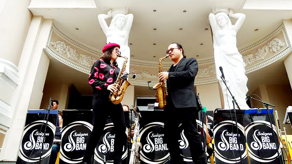 An Trần và đam mê saxophone