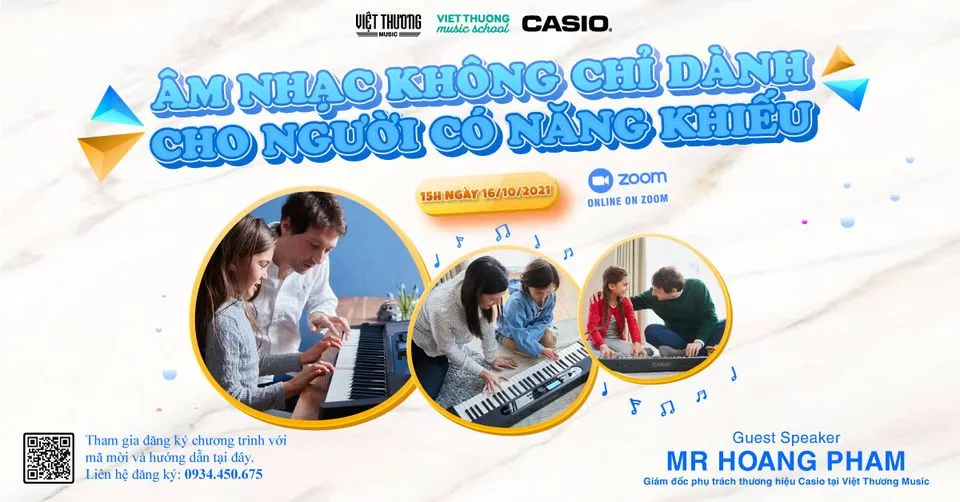 Âm nhạc không chỉ dành cho người có năng khiếu