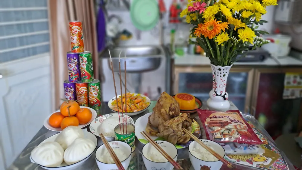 Mâm cúng giao thừa