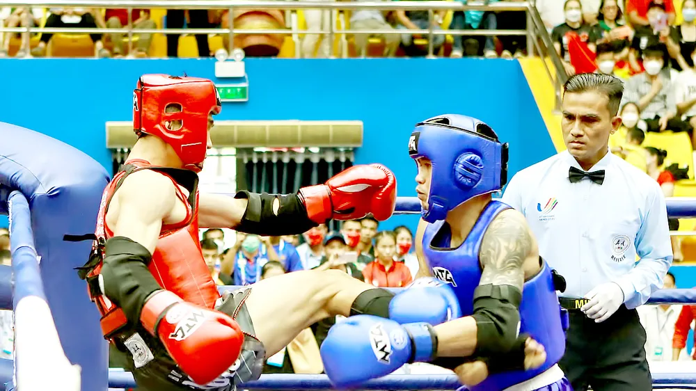 Môn Muay Thái bị loại khỏi chương trình thi đấu của SEA Games 32. Ảnh: P.MINH