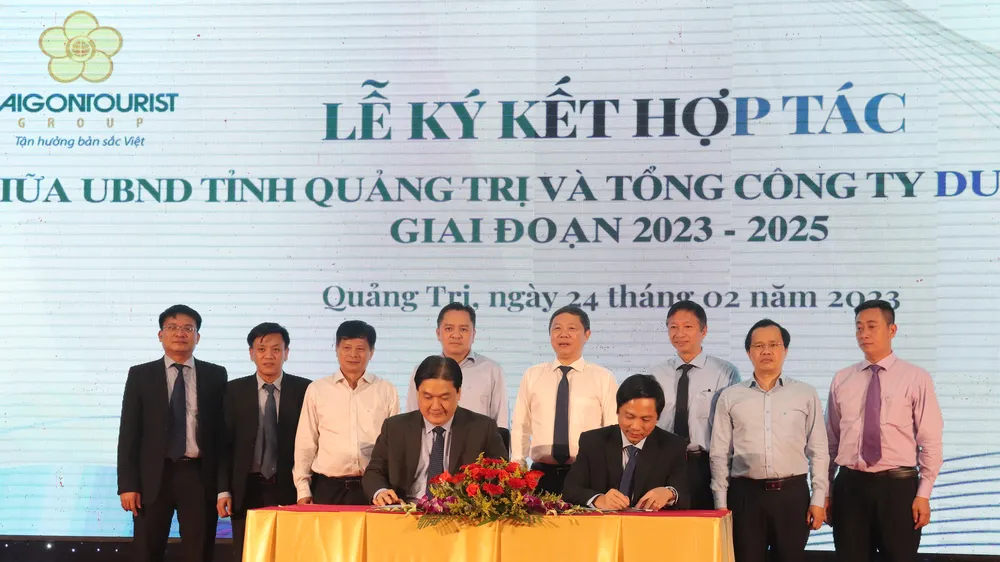 Saigontourist Group ký kết hợp tác với tỉnh Quảng Trị giai đoạn 2023-2025