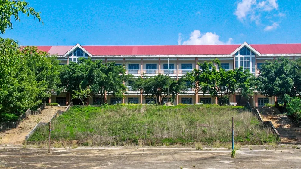 Trường THPT Phan Chu Trinh (phân hiệu 2) . Ảnh: Báo Đắk Nông
