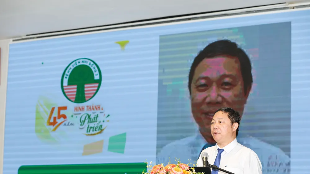 Phó Chủ tịch UBND TPHCM Dương Anh Đức phát biểu tại lễ kỷ niệm