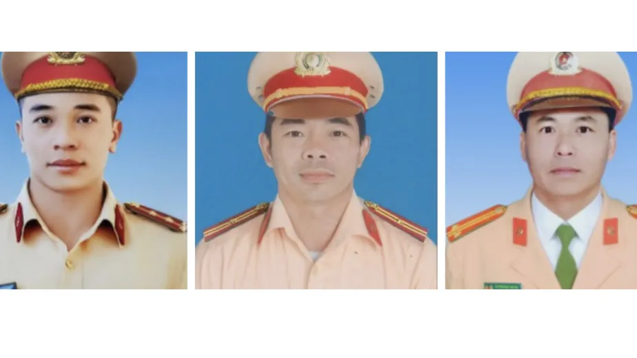 Truy thăng cấp bậc hàm đối với 3 cán bộ, chiến sĩ công an hy sinh tại Lâm Đồng