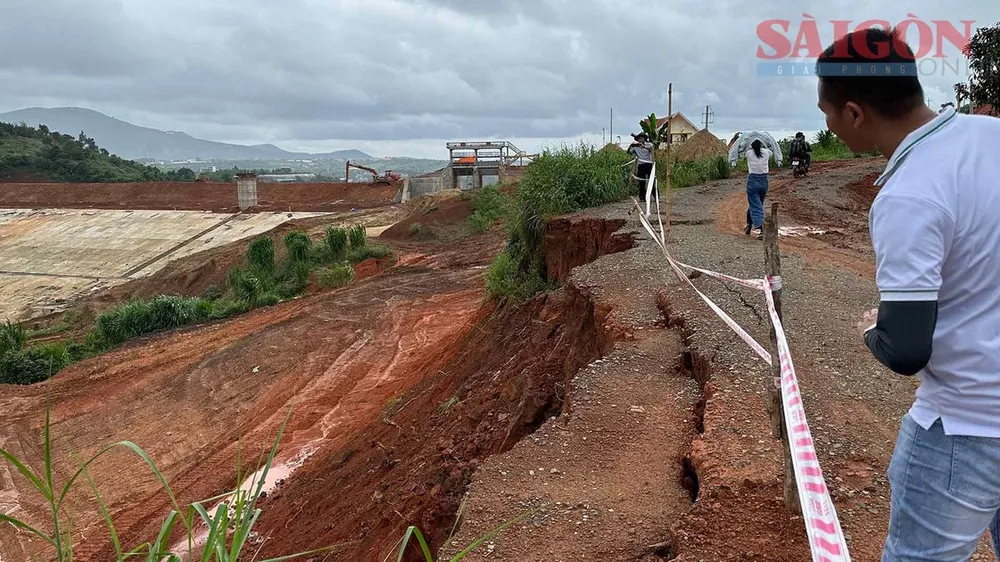 Lâm Đồng đánh giá lại nguyên nhân sạt trượt hồ Đông Thanh