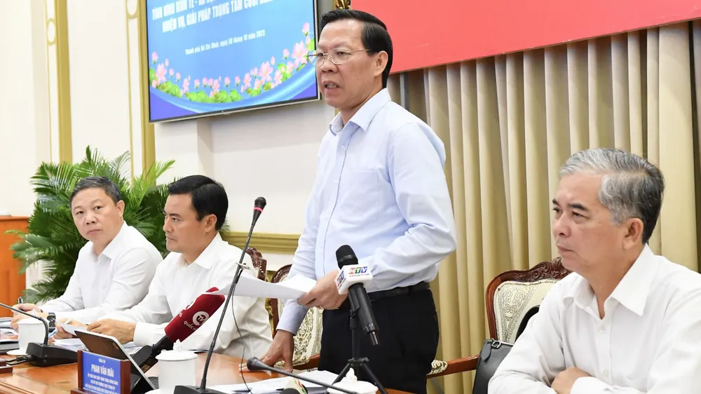 Chủ tịch UBND TPHCM Phan Văn Mãi: Thi đua cao điểm 60 ngày đêm hoàn thành mục tiêu năm 2023 