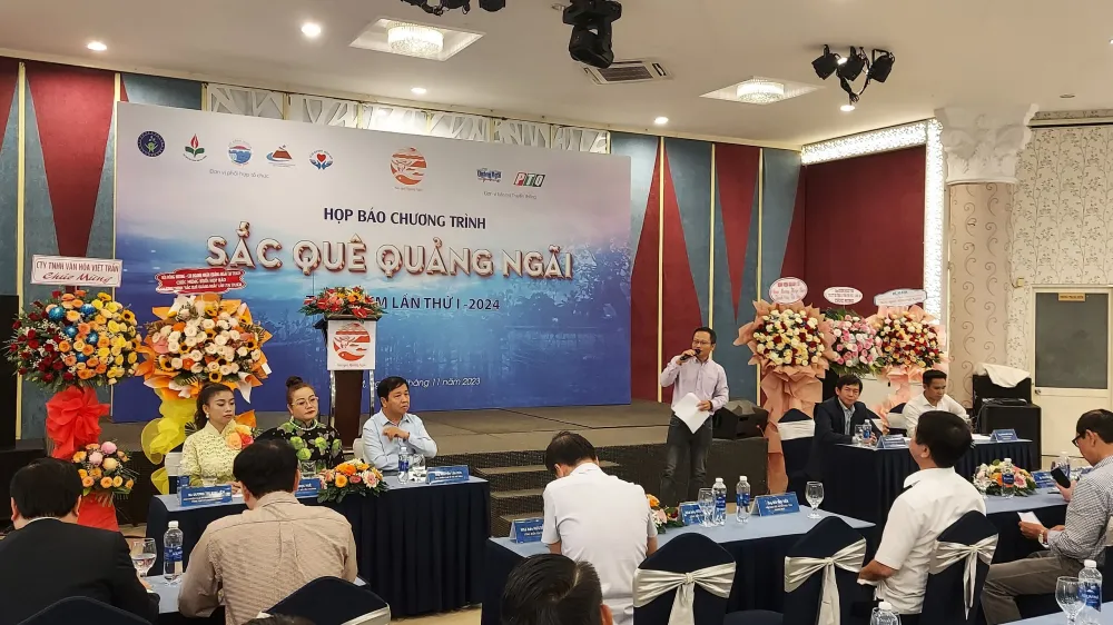 Quang cảnh buổi họp báo. Ảnh: Báo Phụ nữ TPHCM