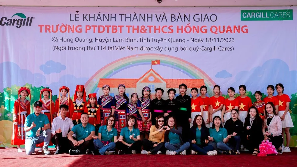 Thêm 3 điểm trường mới được bàn giao tại Thanh Hóa, Lào Cai, Tuyên Quang