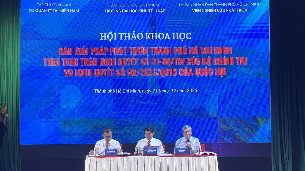 Cần phát triển đồng bộ để TPHCM trở thành hạt nhân tăng trưởng của vùng