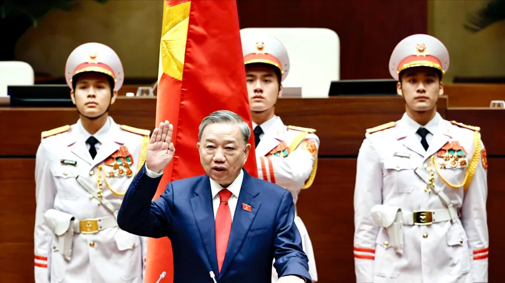 Tân Chủ tịch nước Tô Lâm tuyên thệ, phát biểu nhậm chức
