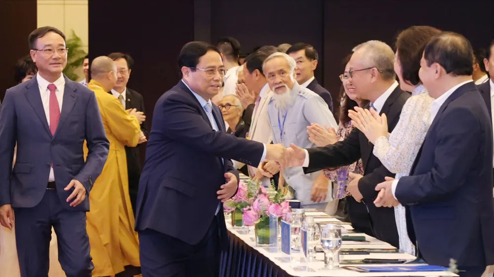 Thủ tướng Phạm Minh Chính dự Hội nghị "Người Việt Nam ở nước ngoài trên toàn thế giới" lần thứ IV