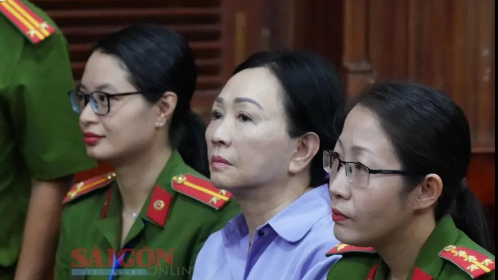 Bị cáo Trương Mỹ Lan tại phiên tòa giai đoạn 1