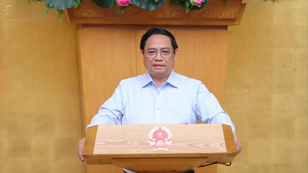 Phiên họp Chính phủ thường kỳ tháng 8. Ảnh: VIẾT CHUNG