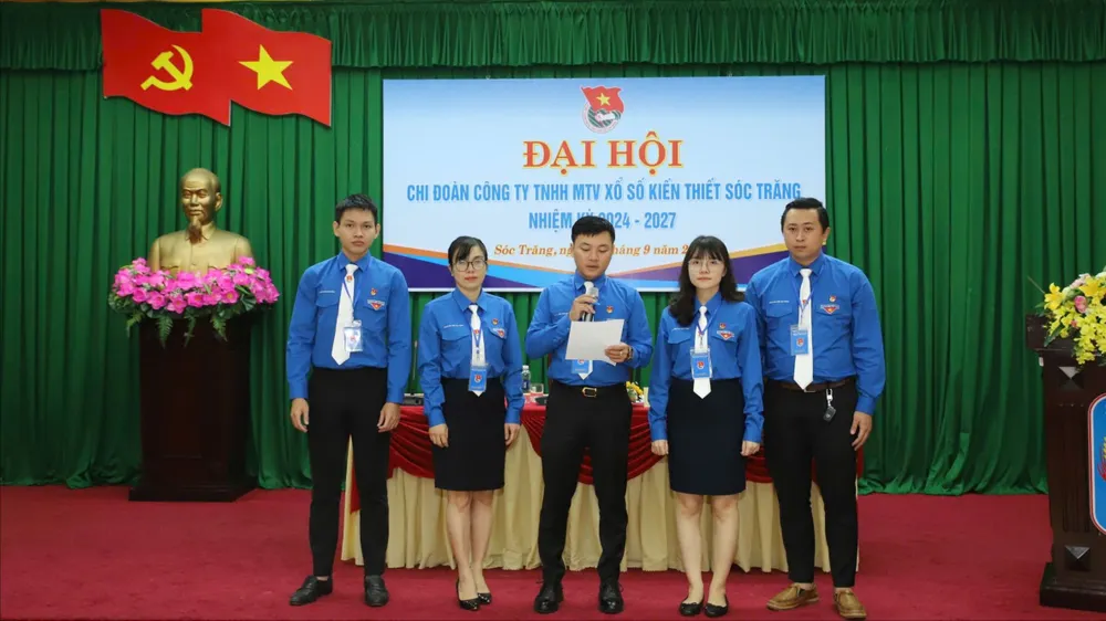 Đại hội Chi đoàn Công ty TNHH MTV Xổ số kiến thiết Sóc Trăng