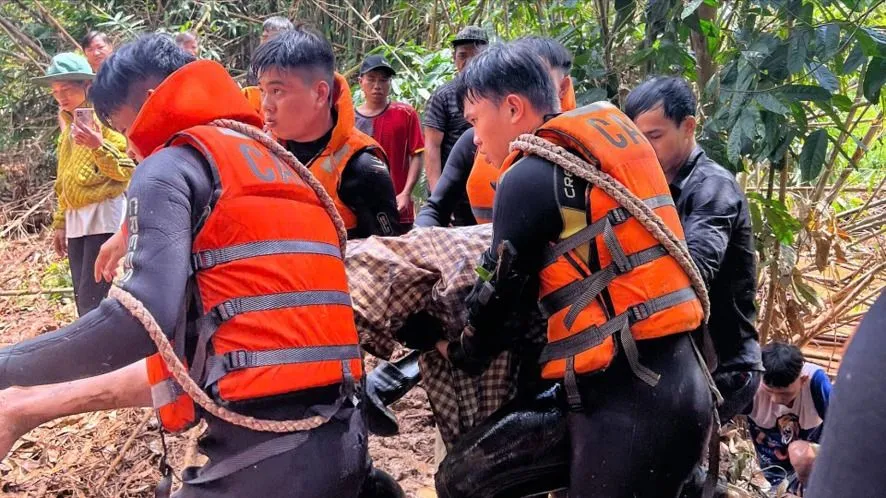 Bình Phước: Tìm thấy thi thể phụ nữ bị nước cuốn trôi