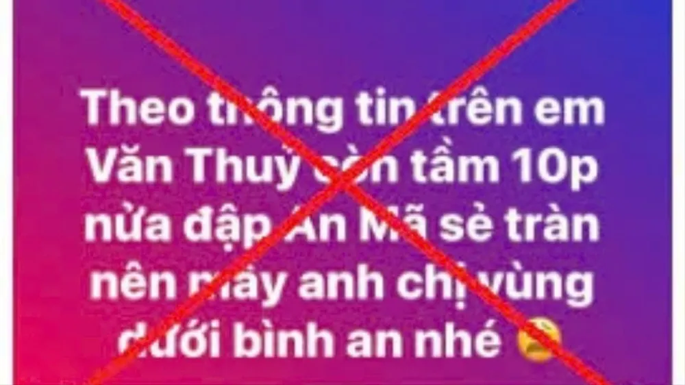 Quảng Bình: Đề nghị xử lý các fanpage thông tin sai sự thật về lũ lụt gây hoang mang dư luận