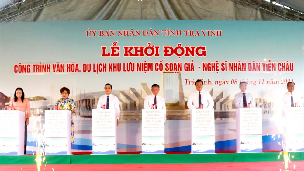 Trà Vinh: Khởi động công trình Khu lưu niệm cố soạn giả, NSND Viễn Châu 