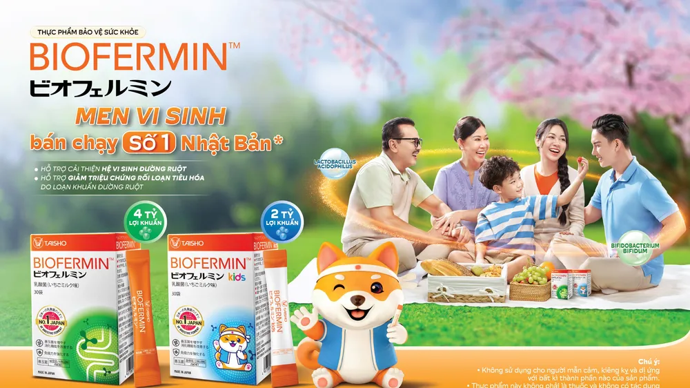 Có gì đặc biệt từ men vi sinh “bán chạy số 1 Nhật Bản” vừa ra mắt tại Việt Nam?