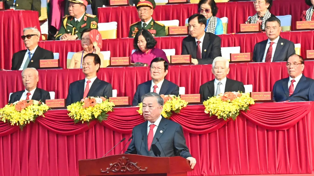 Diễn văn của Tổng Bí thư Tô Lâm tại Lễ kỷ niệm 50 năm Ngày Giải phóng miền Nam, thống nhất đất nước