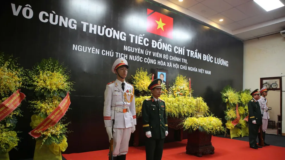 Trang nghiêm Lễ truy điệu nguyên Chủ tịch nước Trần Đức Lương