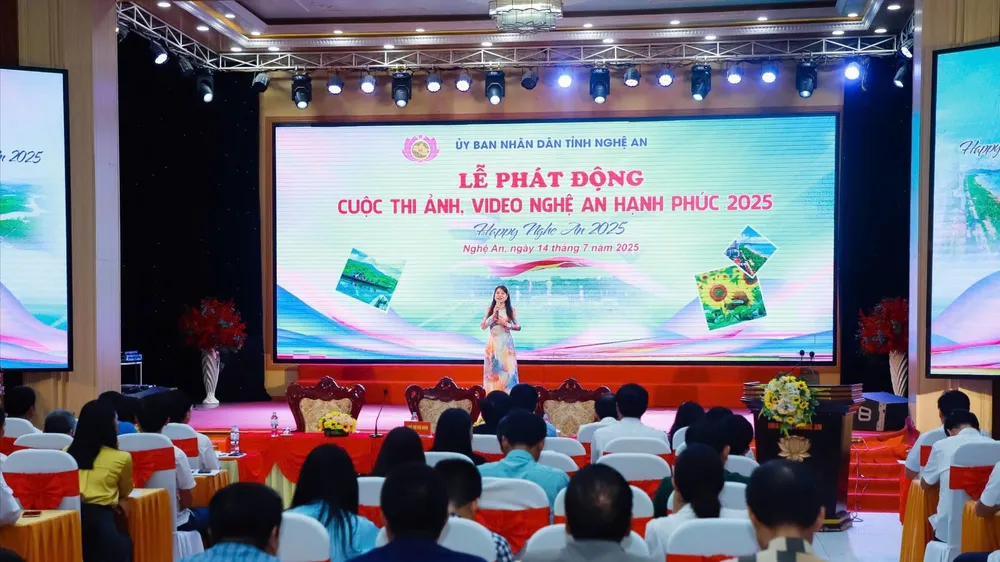 Phát động cuộc thi ảnh, video “Nghệ An hạnh phúc - Happy Nghệ An 2025”