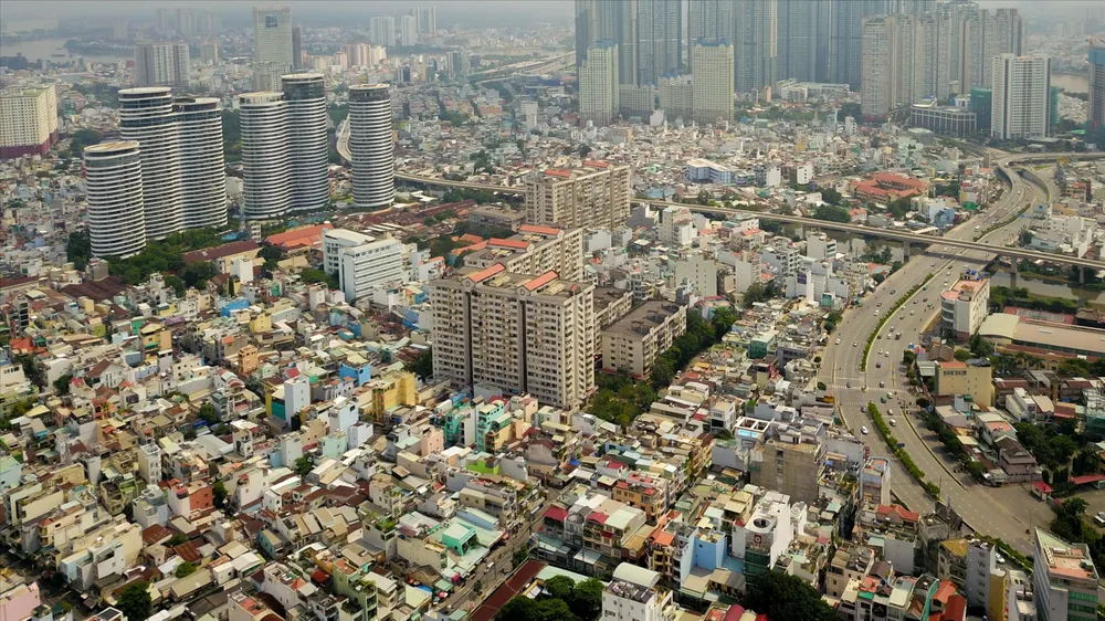 Toàn cảnh đô thị TPHCM. Ảnh: Hoàng Hùng