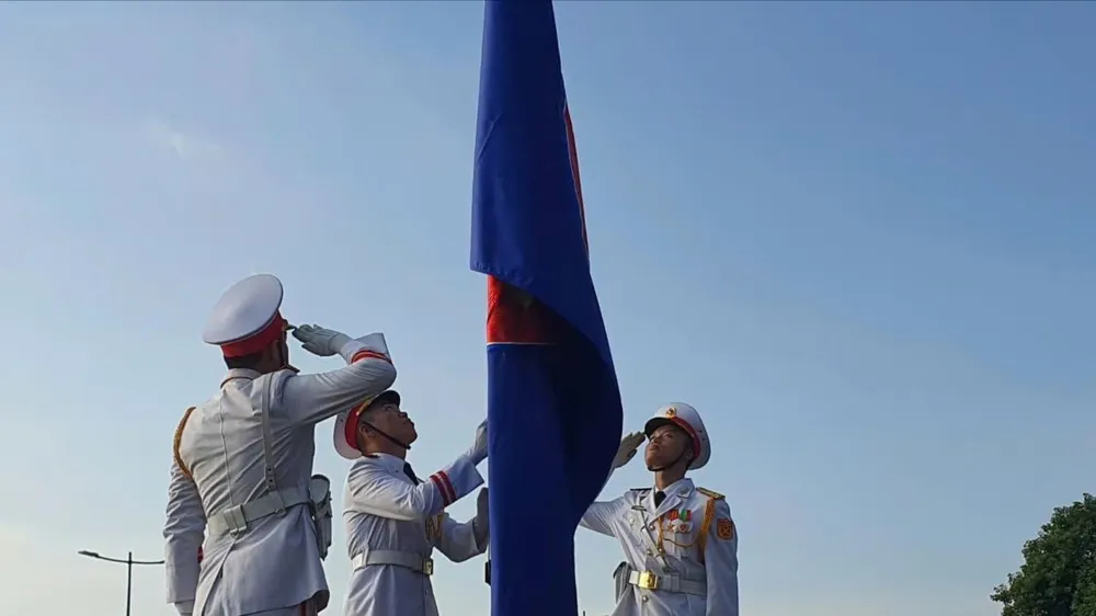 Lễ thượng cờ ASEAN tại TPHCM