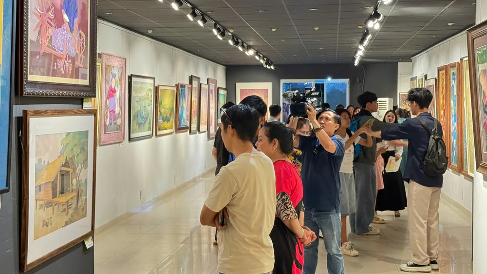 Sức hút mới của tranh lụa