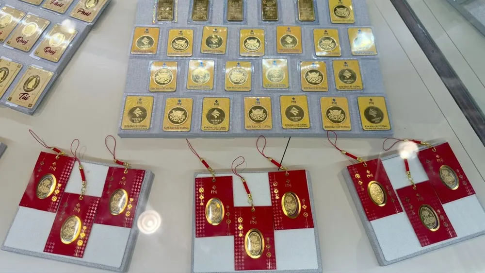 Giá vàng miếng SJC tăng 1,4 triệu đồng/lượng