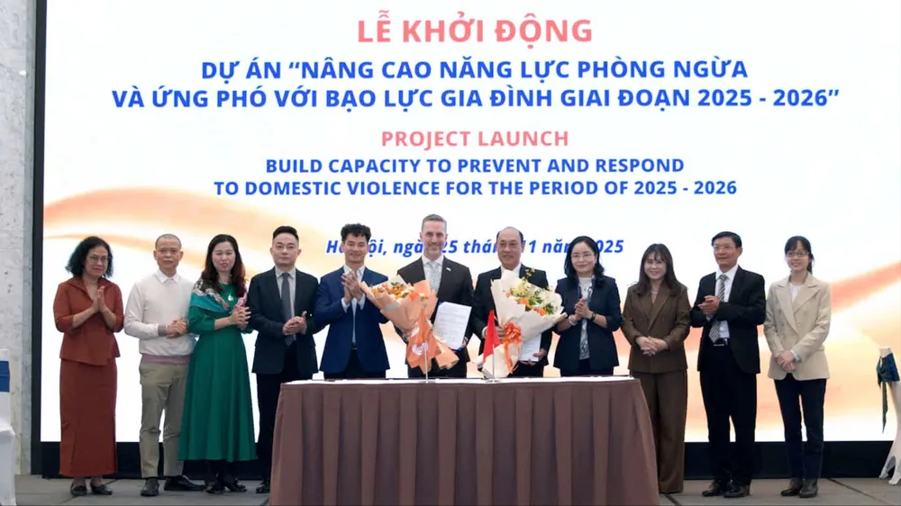 Khởi động dự án phòng ngừa bạo lực gia đình 