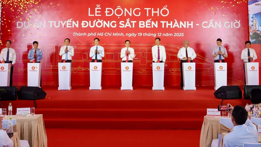 TPHCM động thổ tuyến metro Bến Thành – Cần Giờ