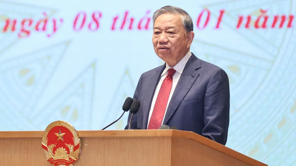 Toàn văn phát biểu chỉ đạo của Tổng Bí thư Tô Lâm tại Hội nghị toàn quốc Chính phủ và chính quyền địa phương