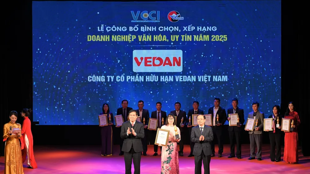 Công ty Vedan Việt Nam được vinh danh “Doanh nghiệp văn hóa, uy tín năm 2025”